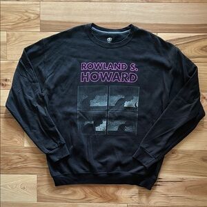 Rowland S. Howard - Black Crewneck Sweatshirt
